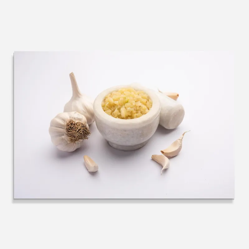 Küchenrückwand Glas Garlic Paste Preiswert