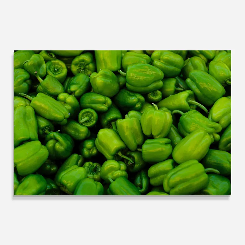 Kracherpreis Küchenrückwand Glas Green Bellpepper