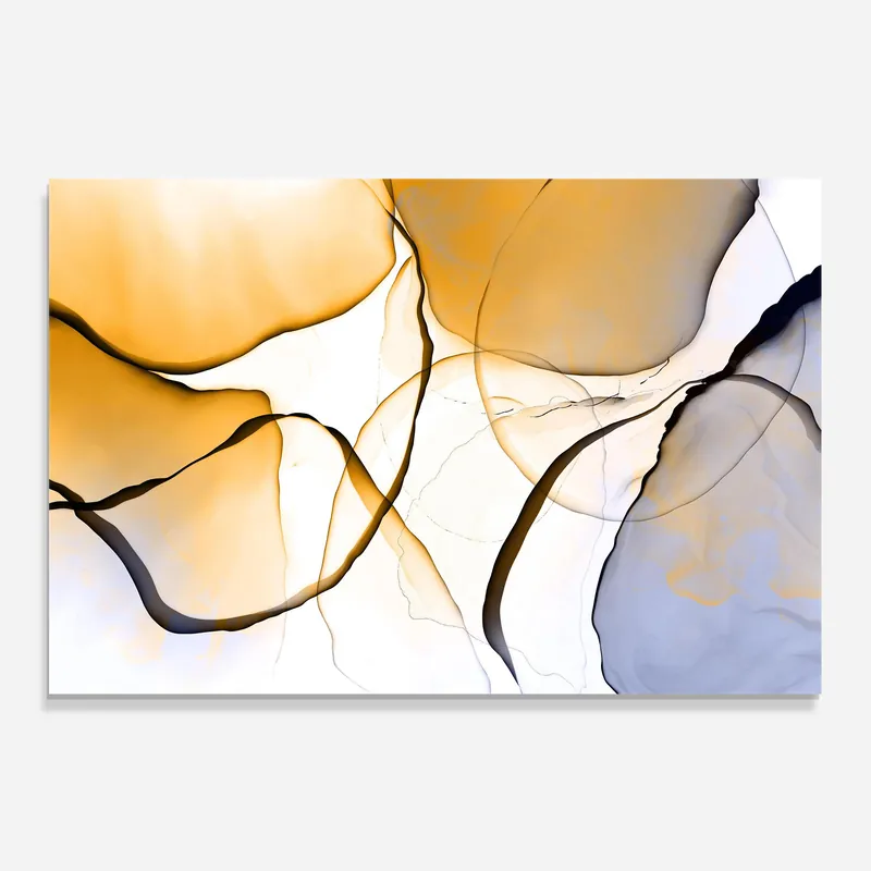 Direkt Vom Hersteller Küchenrückwand Glas Abstract Alcohol Ink