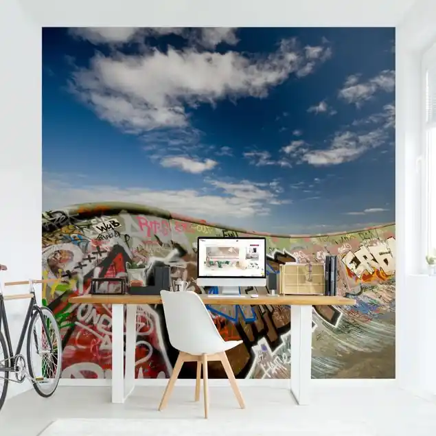 Ausverkauf Paradies für Skater Fototapete • Vliestapete + Kleister • hergestellt in Deutschland