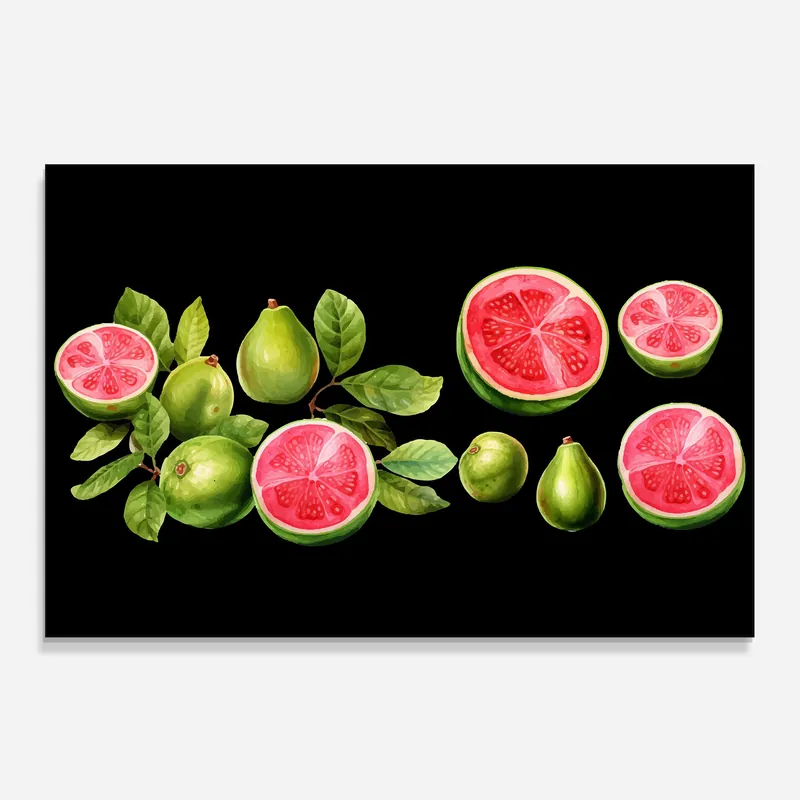 Küchenrückwand Glas Green Fruit Saisonangebot