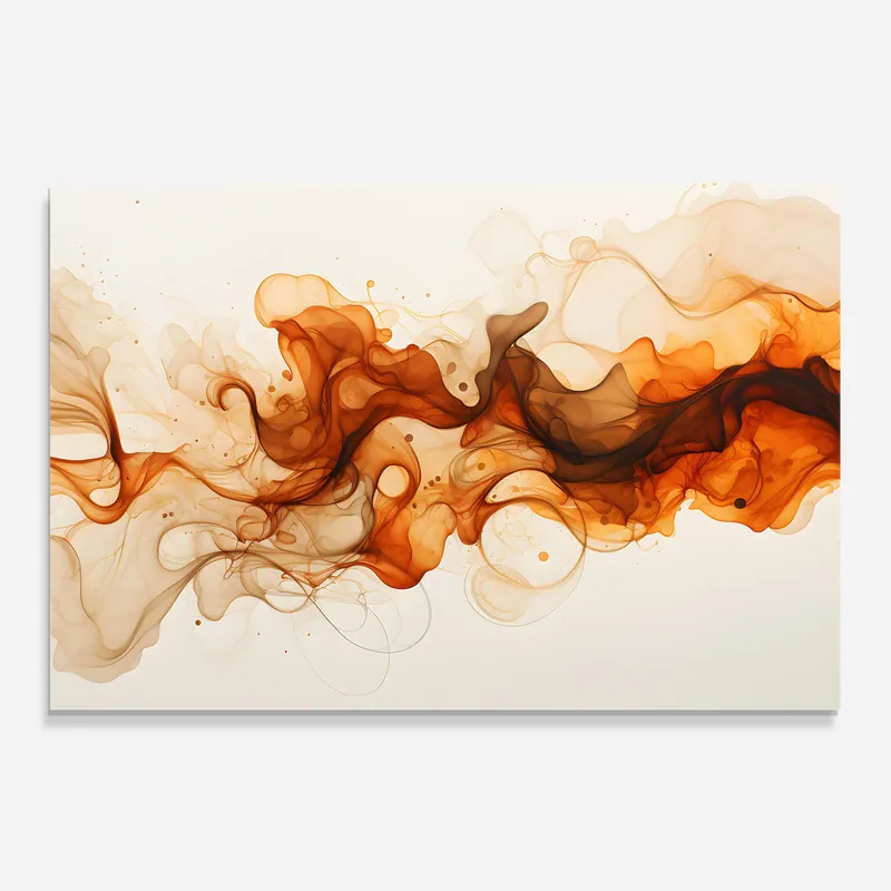 Markenprodukt Küchenrückwand Glas Fire Aroma