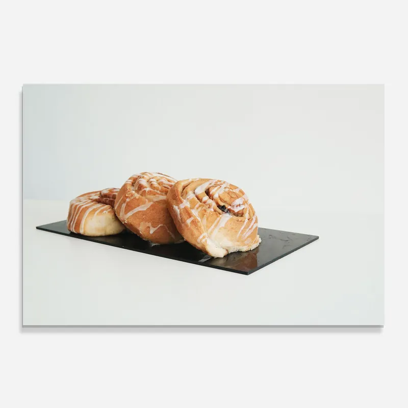 Beliebt Küchenrückwand Glas Cinnamon Rolls
