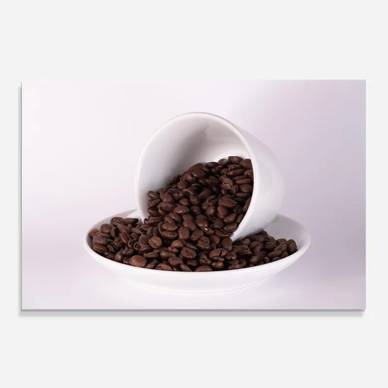Küchenrückwand Glas Bowl Of Coffee Nur Für Kurze Zeit