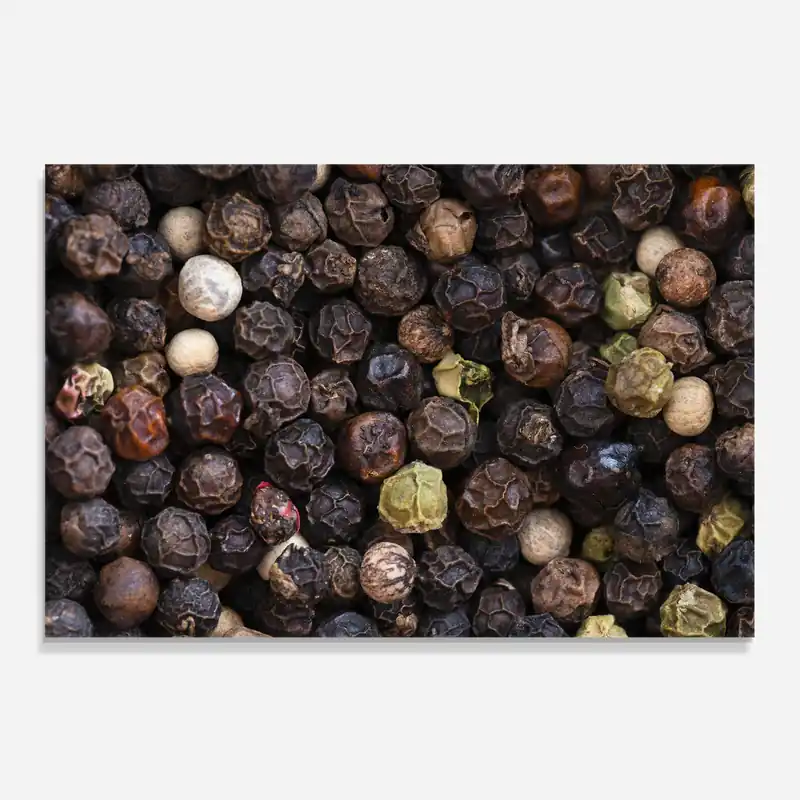 Küchenrückwand Glas Black Big Pepper Sichere Zahlung