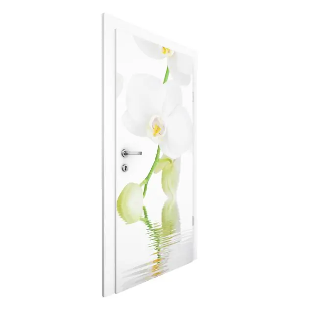 Finale Aktion Wellness Orchidee Türtapete