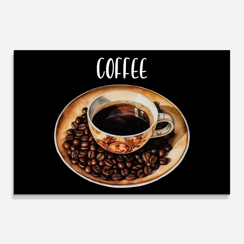 Kostenloser Versand Küchenrückwand Glas Coffe Art