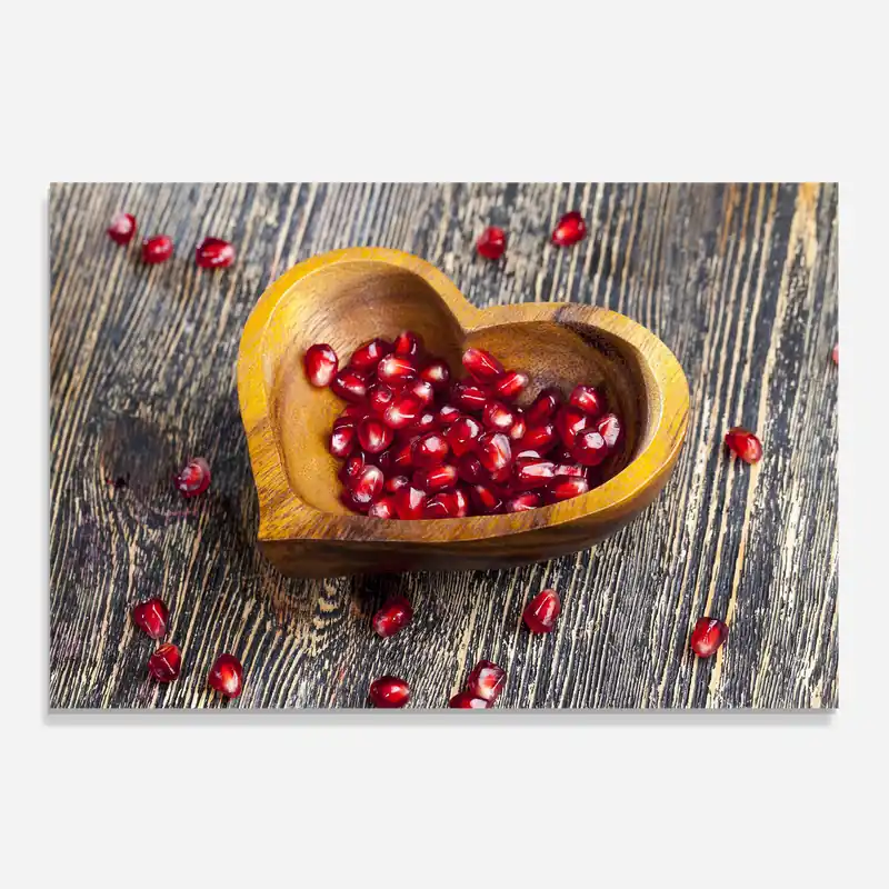 Küchenrückwand Glas Heart Pomegranate Seeds Sofort Bestellen