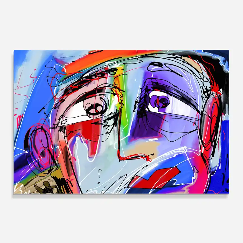 Mega-Angebot Küchenrückwand Glas Color Mix Face