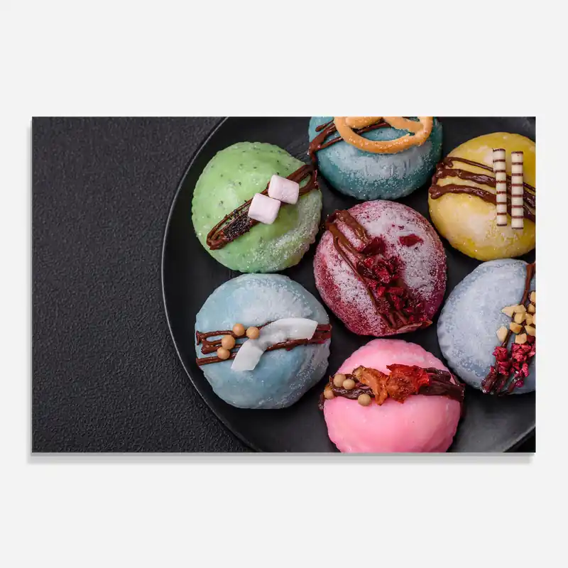 Küchenrückwand Glas Colorful Mochi Desserts Jetzt Bestellen