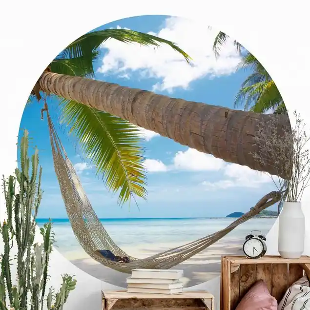 Begrenztes Angebot Relaxing Day Runde Fototapete
