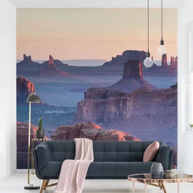 Versand Am Gleichen Tag Sonnenaufgang in Arizona Fototapete • Vliestapete + Kleister • hergestellt in Deutschland