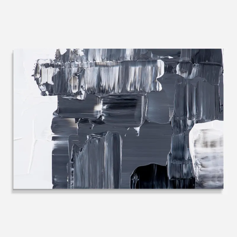 Küchenrückwand Glas Black Acrylic Painting Angebot