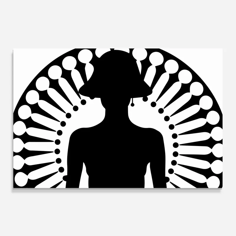 Jetzt Bestellen Küchenrückwand Glas Black Shilouette Lady