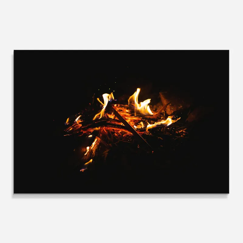 Highlight Küchenrückwand Glas Fiery Blaze