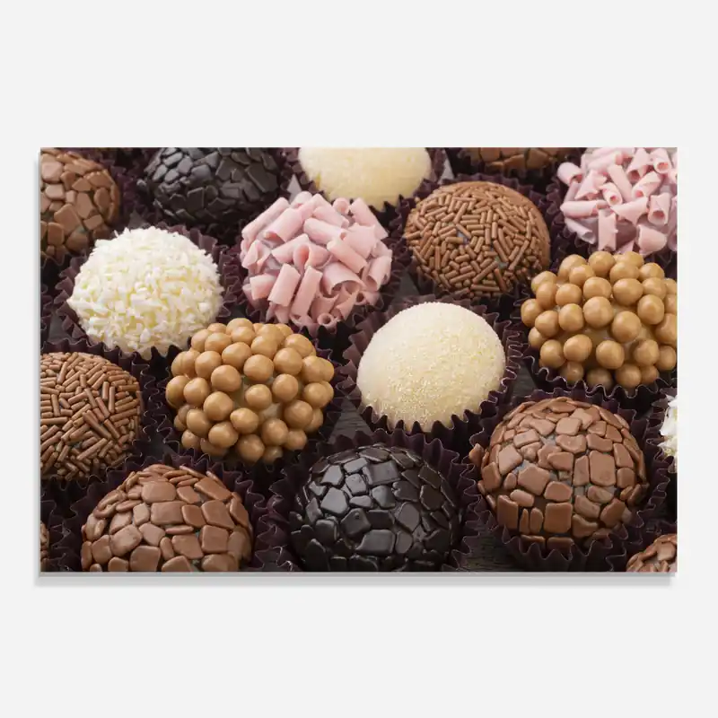 Küchenrückwand Glas Brazilian Brigadeiros Highlight