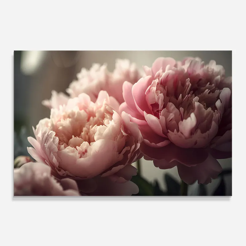 Schnäppchen Küchenrückwand Glas Cream Dreamy Peony
