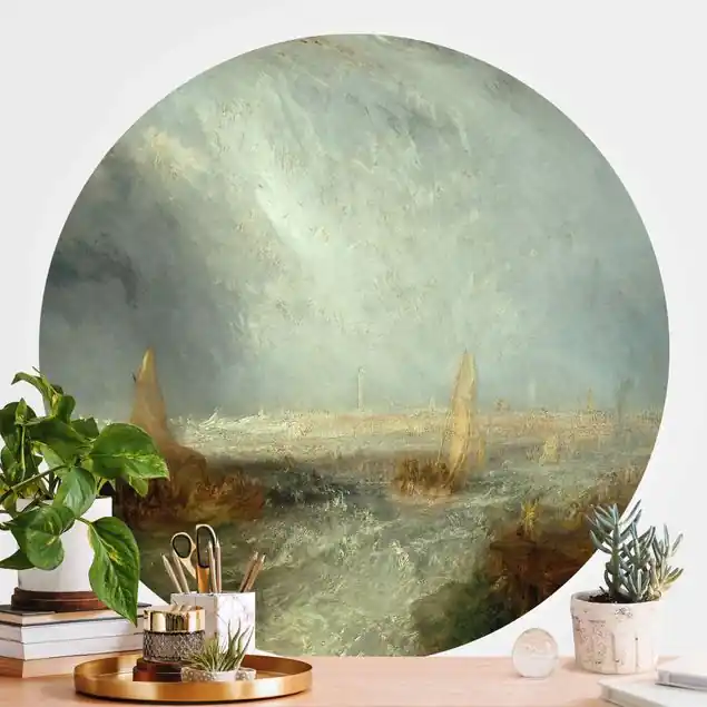 Beliebt William Turner - Ostende Runde Fototapete