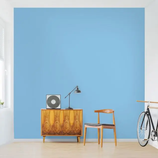 Colour Light Blue Fototapete • Vliestapete + Kleister • hergestellt in Deutschland Gratis Versand
