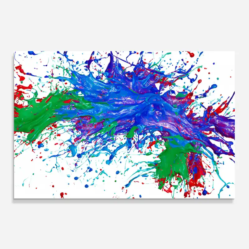 Küchenrückwand Glas Colorful Blue Purple Sale