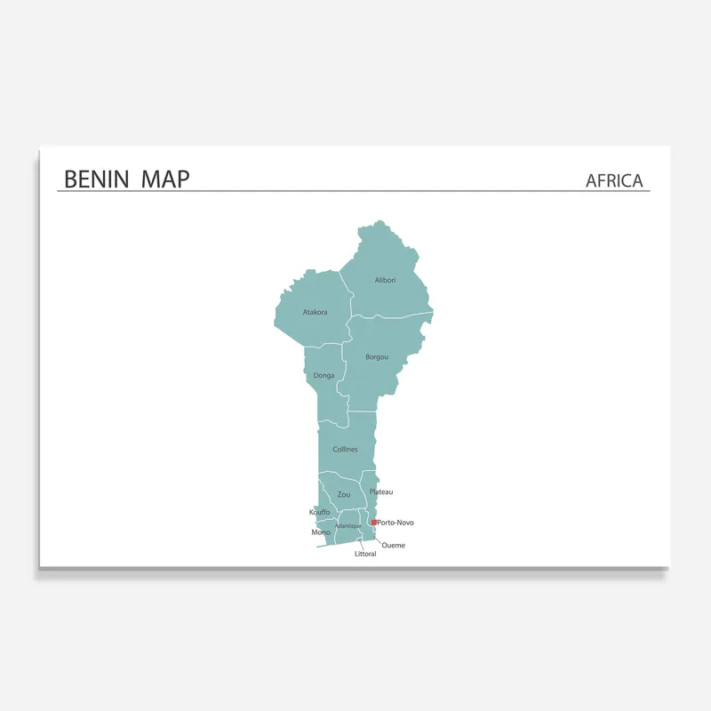 Küchenrückwand Glas Benin Map Knallerangebot