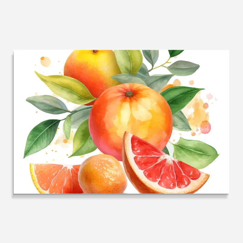 Küchenrückwand Glas Grapefruit Art Super-Preis