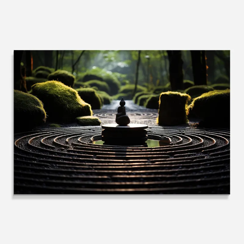 Küchenrückwand Glas Beautiful Zen Garden Bestseller