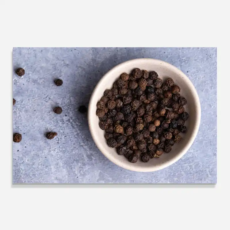 Küchenrückwand Glas Black Pepper Neu