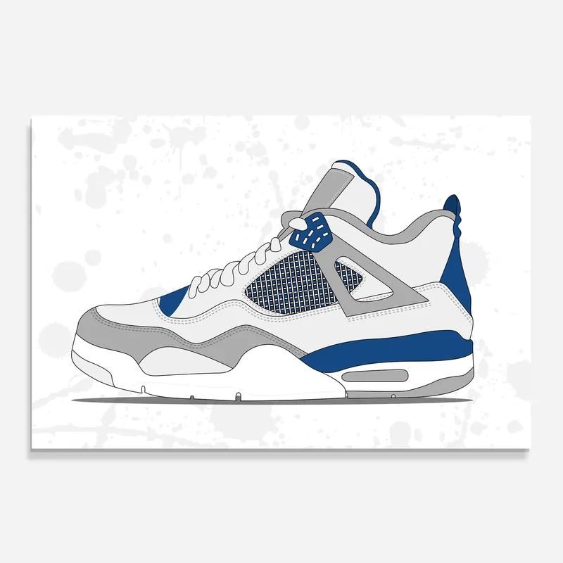 Küchenrückwand Glas Blue Grey Sneakers Neu Im Sortiment