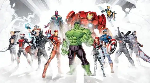 Rabatt Avengers Unite Fototapete
