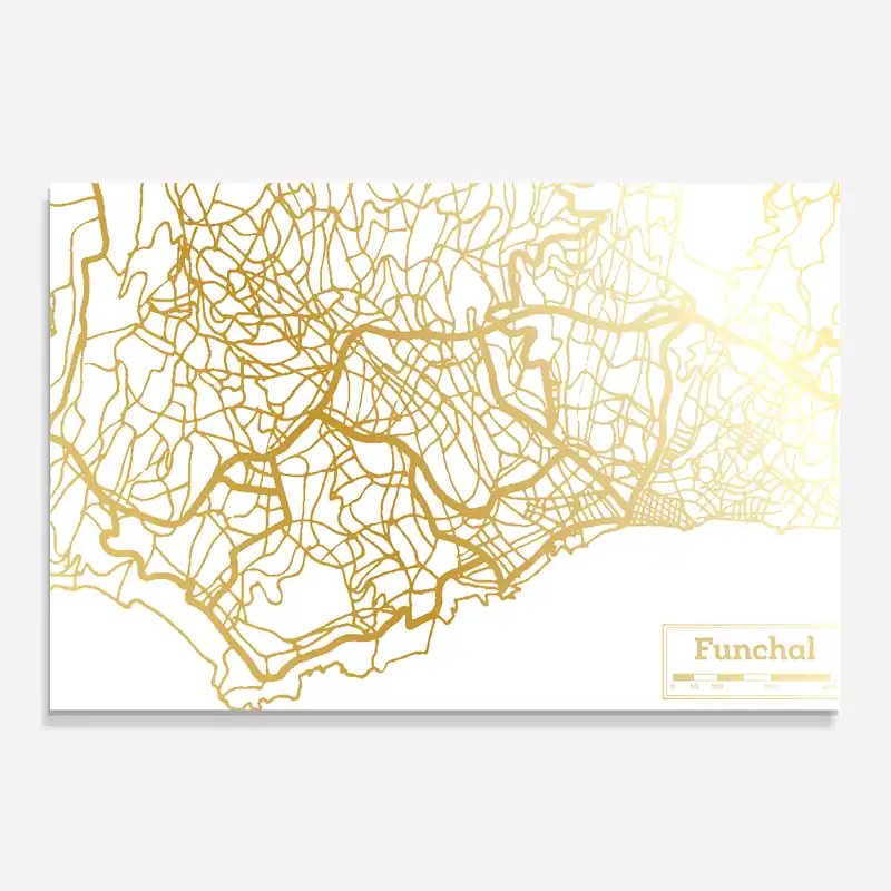 Küchenrückwand Glas Funchal Gold Map Preis Gesenkt