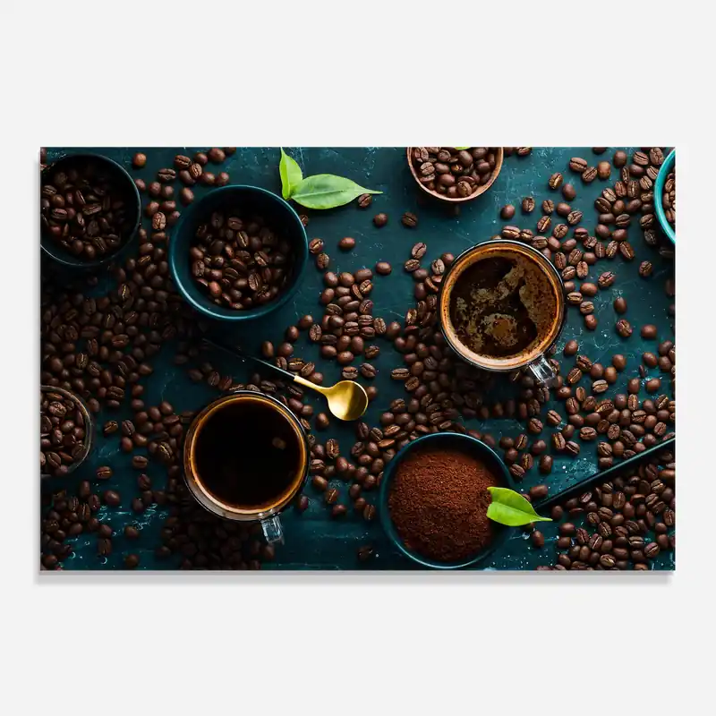Küchenrückwand Glas Coffee Cups Meistverkauft