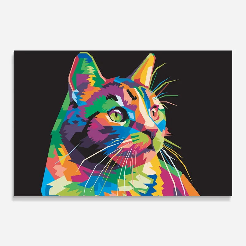 Küchenrückwand Glas Color Mix Cat Online Kaufen