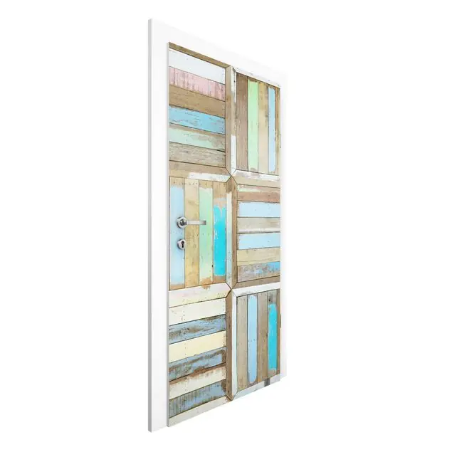 Preisreduziert Rustic Timber Türtapete