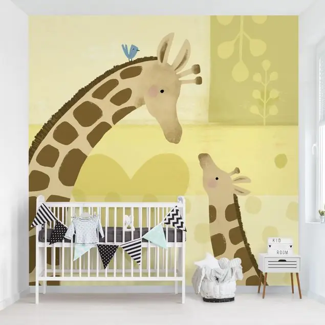Mama und ich - Giraffen Fototapete • Vliestapete + Kleister • hergestellt in Deutschland Saisonangebot