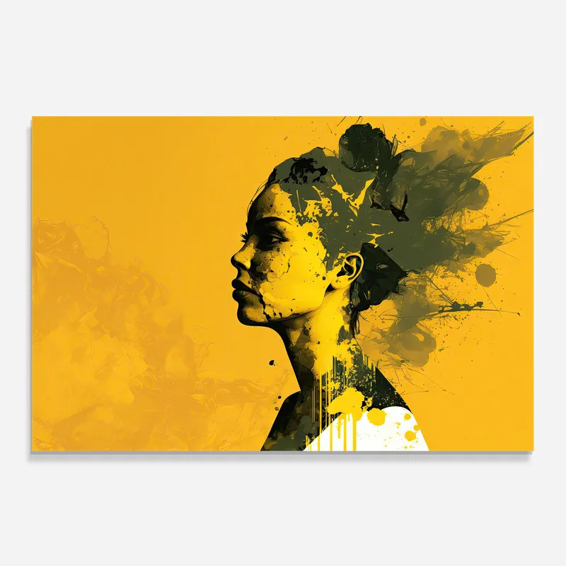 Küchenrückwand Glas Thinking Yellow Top-Angebot
