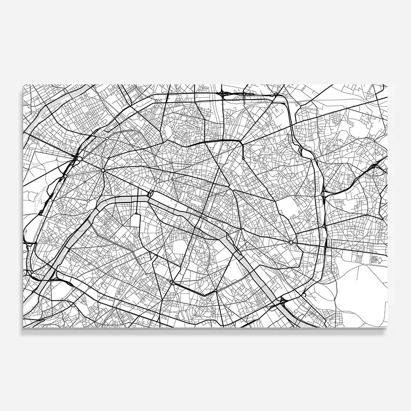 Küchenrückwand Glas City Black Line Bestseller
