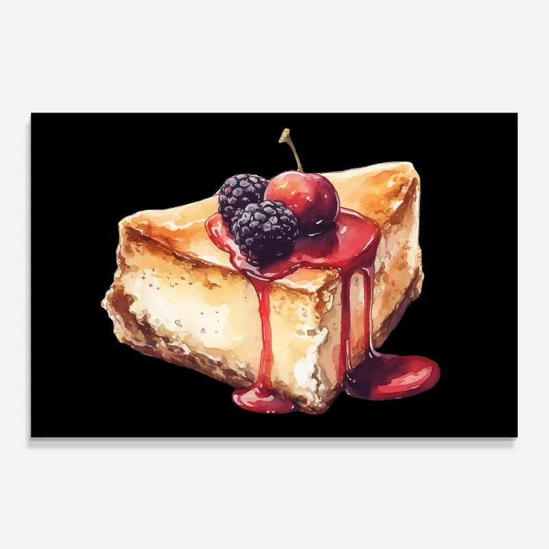 Gratis Versand Küchenrückwand Glas Berries Pie