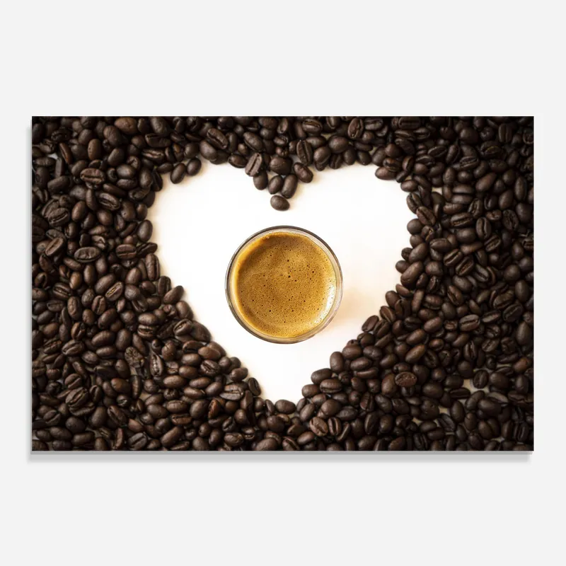 Küchenrückwand Glas Coffee Bean Heart Jetzt Kaufen