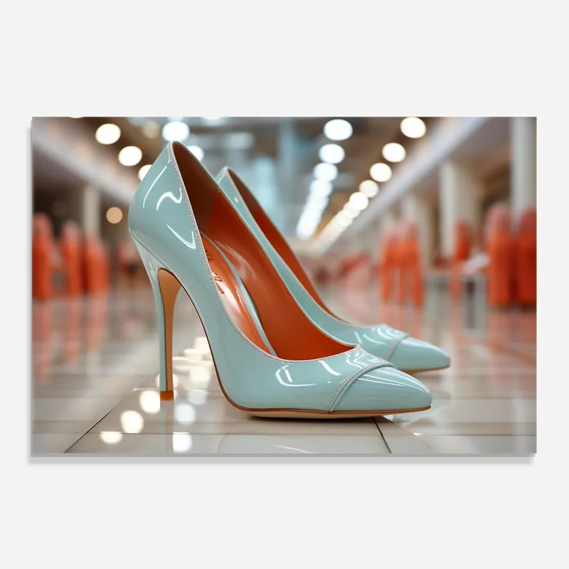 Küchenrückwand Glas Light Blue Heels Gratis Versand