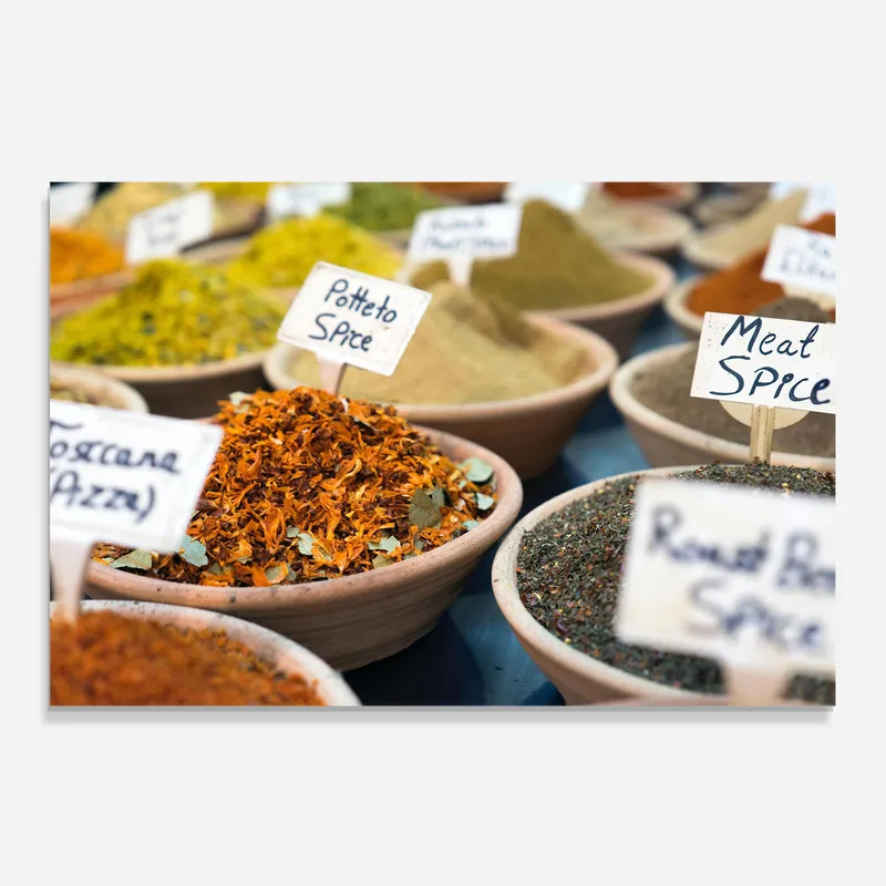 Sale Küchenrückwand Glas Potteto Spice