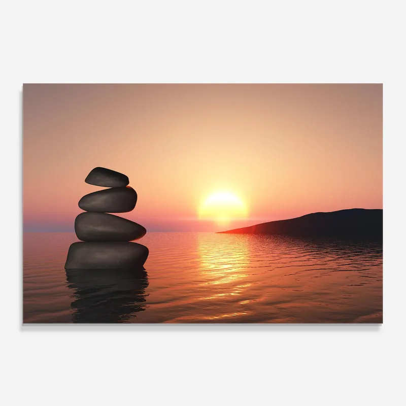 Neue Ware Küchenrückwand Glas Peace And Sunset