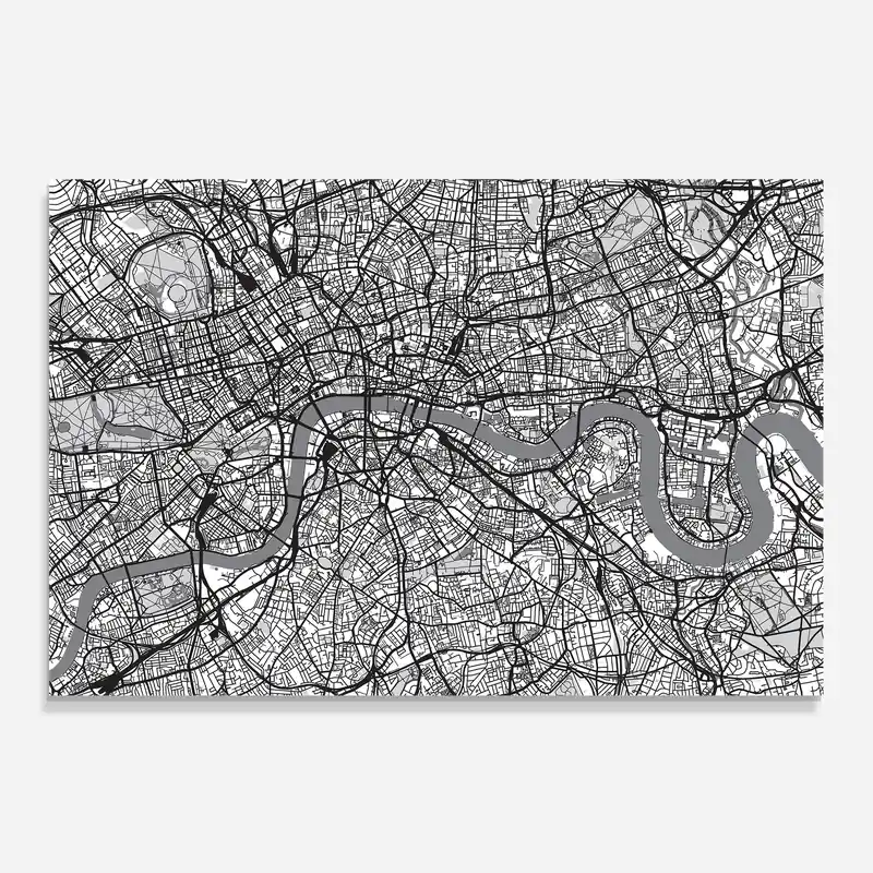 Neu Küchenrückwand Glas City Map