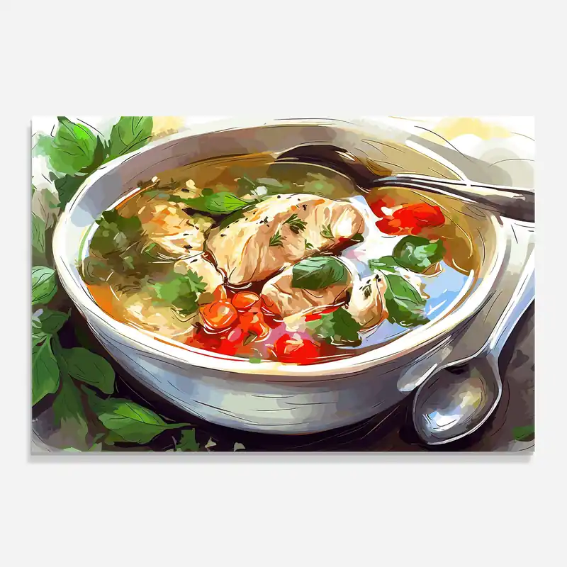 Küchenrückwand Glas Tomato Soup Preisreduziert