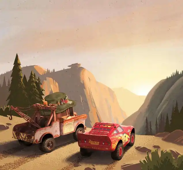 Cars Sundown Fototapete Sonderangebot