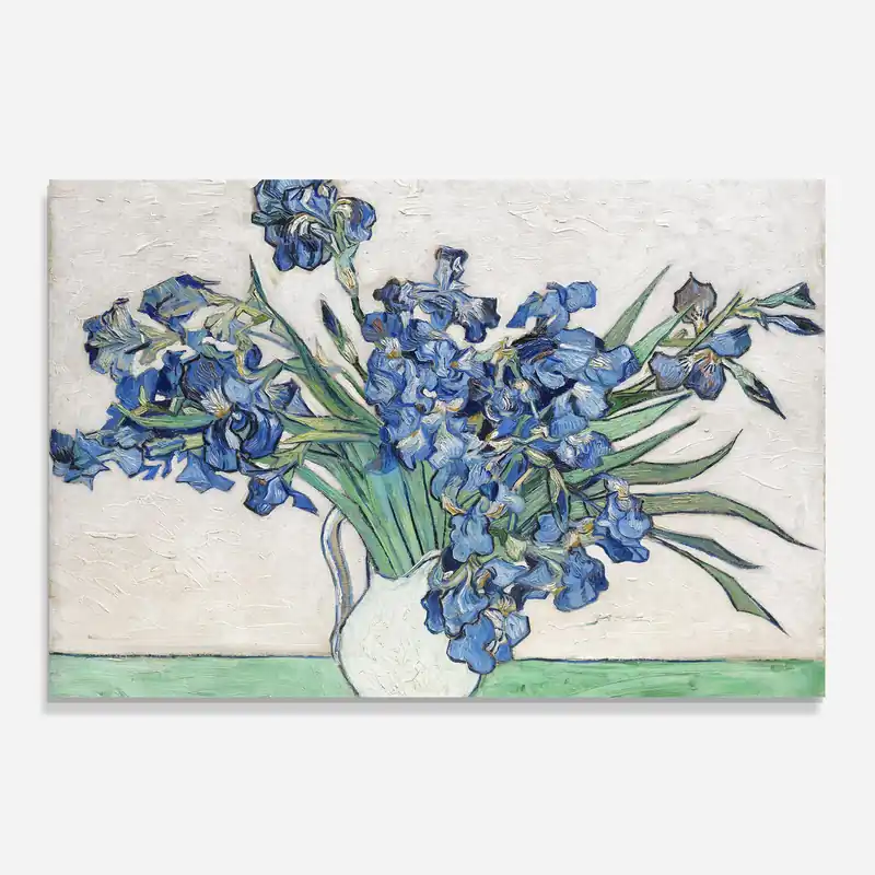 Küchenrückwand Glas Gogh S Irises Super-Preis