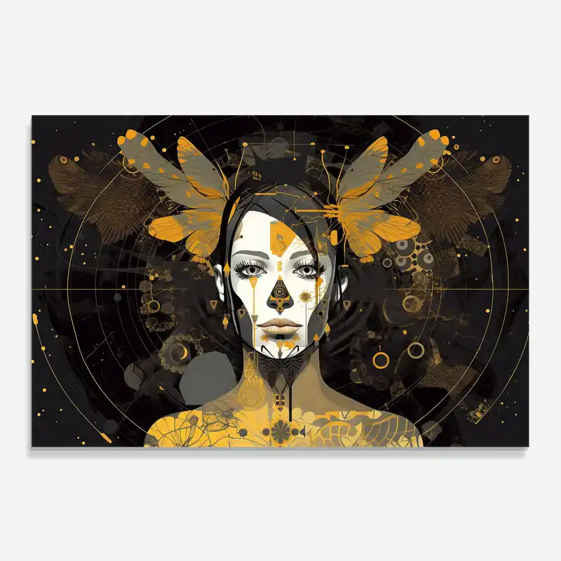 Online Kaufen Küchenrückwand Glas Colorful Graphical Artwork
