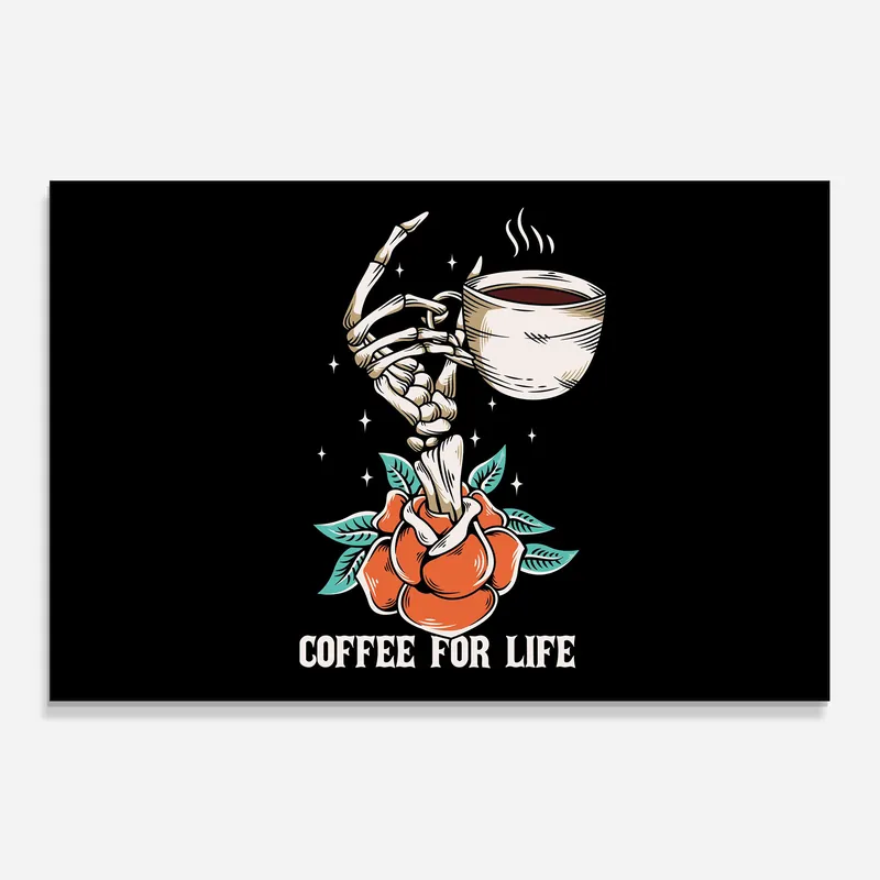 Küchenrückwand Glas Coffee For Life Finale Aktion