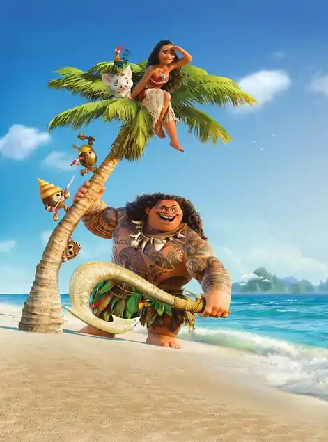 Moana and Maui Fototapete Bestpreis