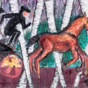 »Kapriziöse Pferde – Birkenwald« Jetzt Kaufen
